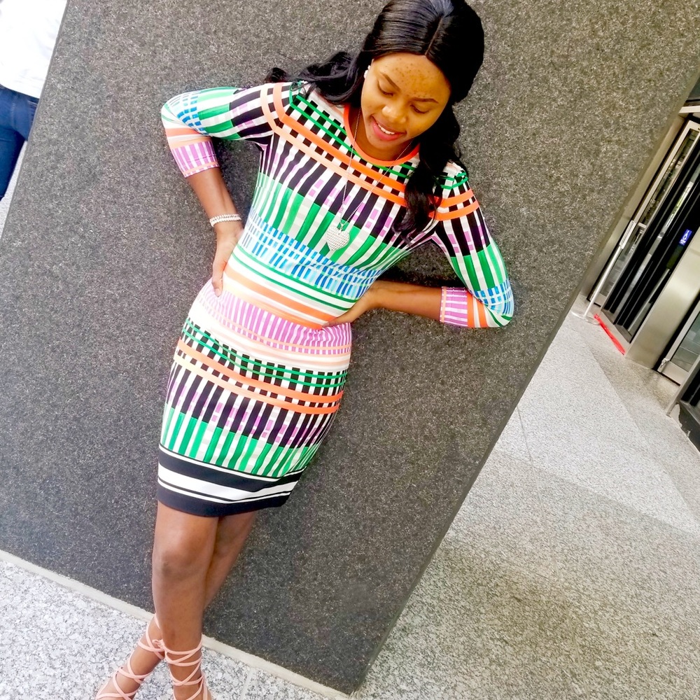 Multicolored dress size 10/12